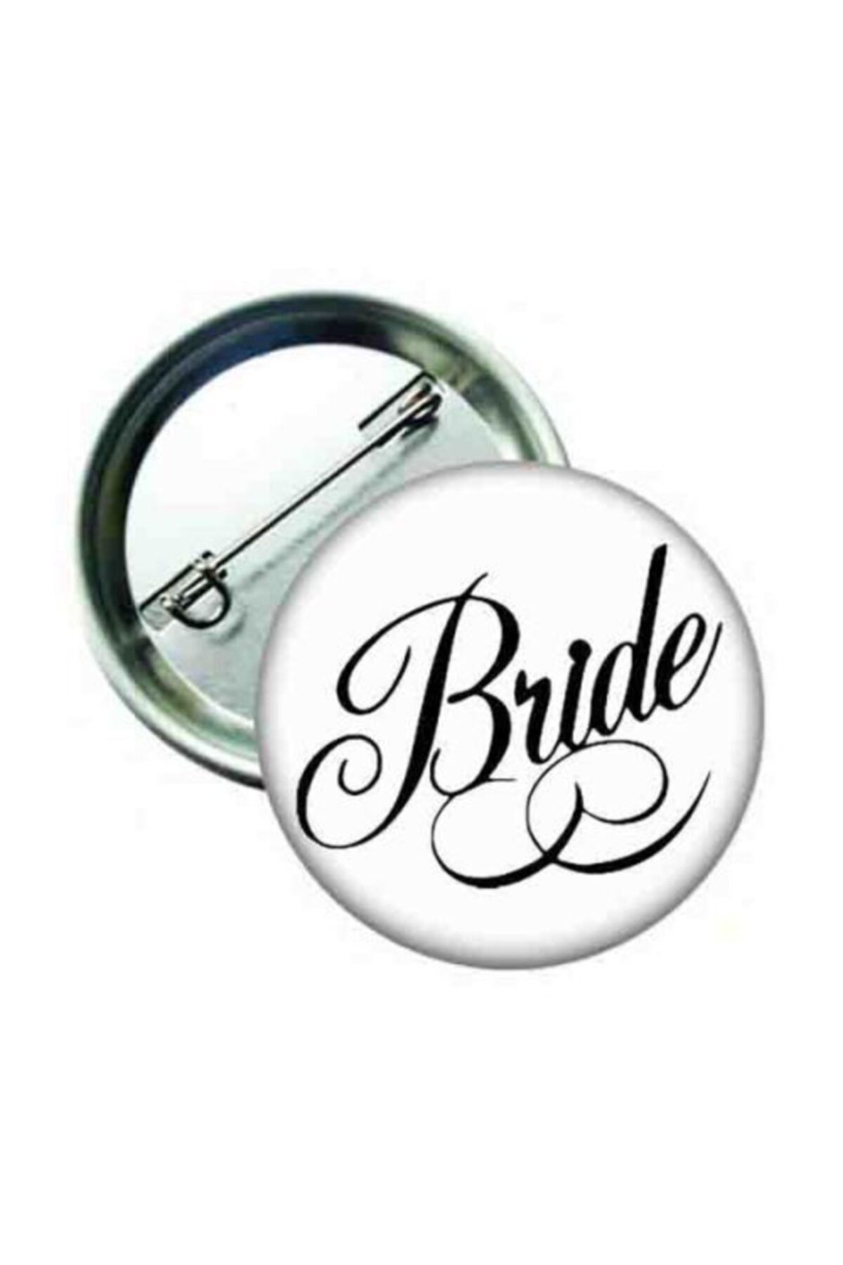 Bride%20%20Damat%20Yazılı%20Beyaz%20Buton%20Metal%20Rozetler