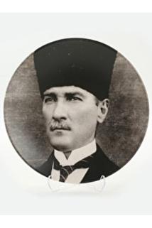 Atatürk Portreli Dekoratif Tabak 20 Cm