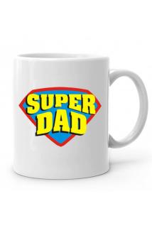 Super Baba (super Dad) Baskılı Babaya Hediye Kupa Bardak