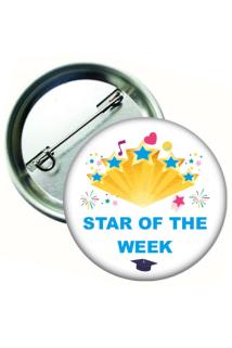 Star Of The Week Öğrenci Rozeti, İngilizce rozeti