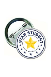 Star Student Öğrenci Rozeti, ingilizce rozet