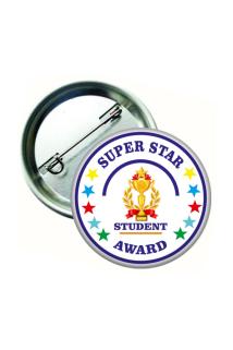 Super Star Student Award İngilizce Öğrenci Rozeti