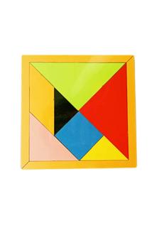 Tangram Akıl Oyunu 17x17 Cm, Zeka Oyunu